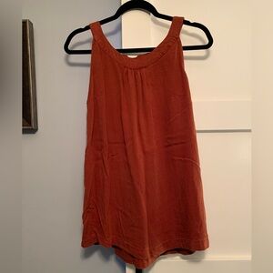 Soft Surroundings Rust Orange Tank Top